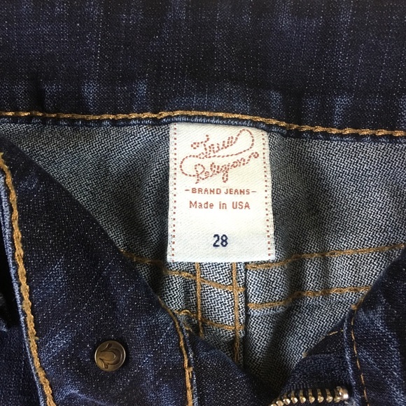 True Religion Billy Straight Leg Jeans Size 28 - Picture 4 of 8